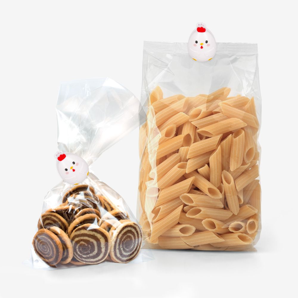 Bag Clips/Poseklemmer, Hen, 4 stk - 2