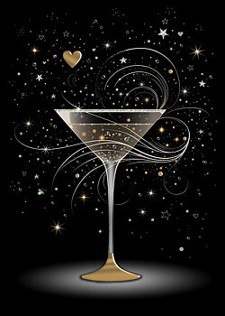 Cocktail, Greeting Card