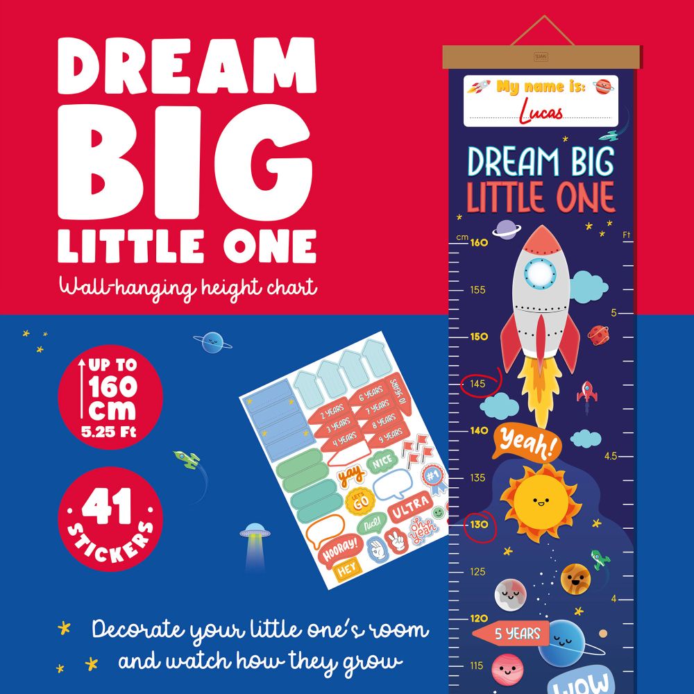 Dream Big Little One, Målepind, Space - 5