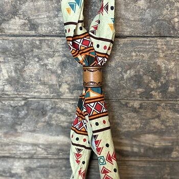 Bandana bolo handgjord i svenskt läder 