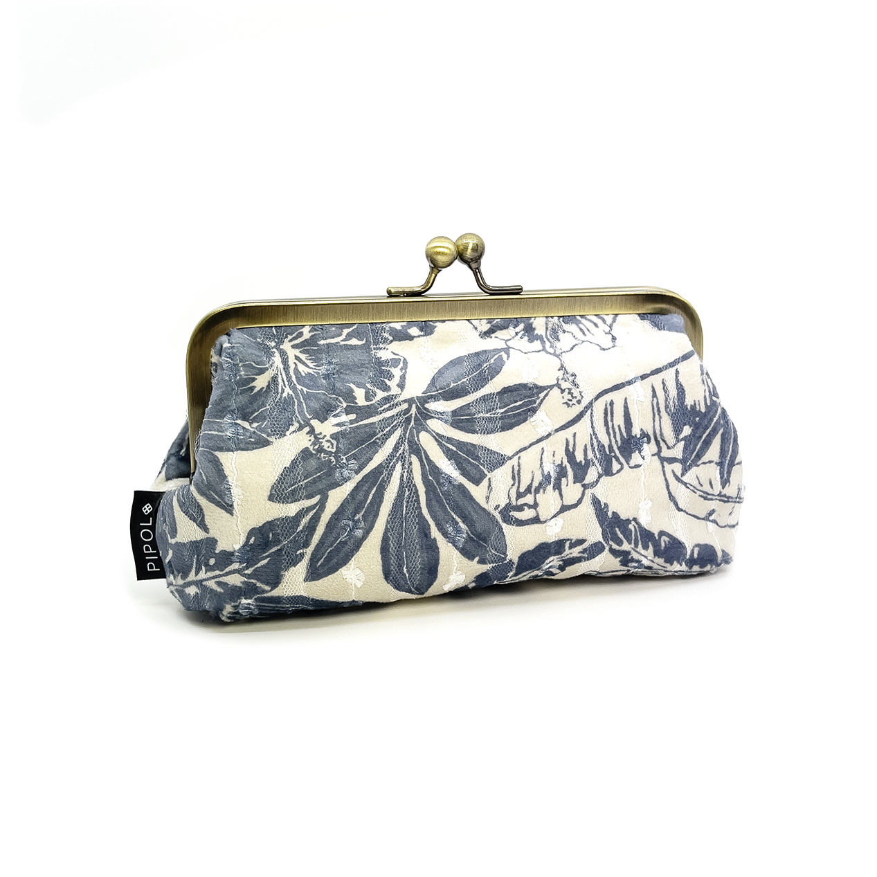 LEAVE VELVET FRAME BLUE