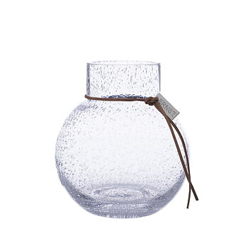 Glasvas Bubblig d13 h14cm - Ernst