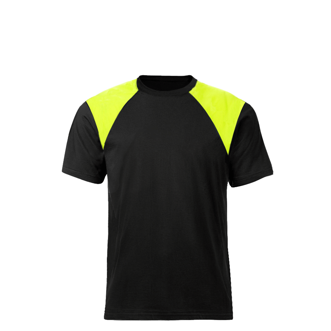 T-paita Egnared 7010 Musta/Keltainen - 2