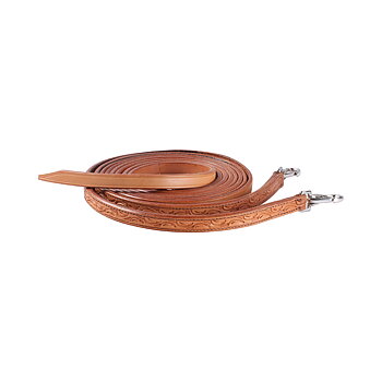 EDIX® Split Reins / westerntyglar, tooled, natur
