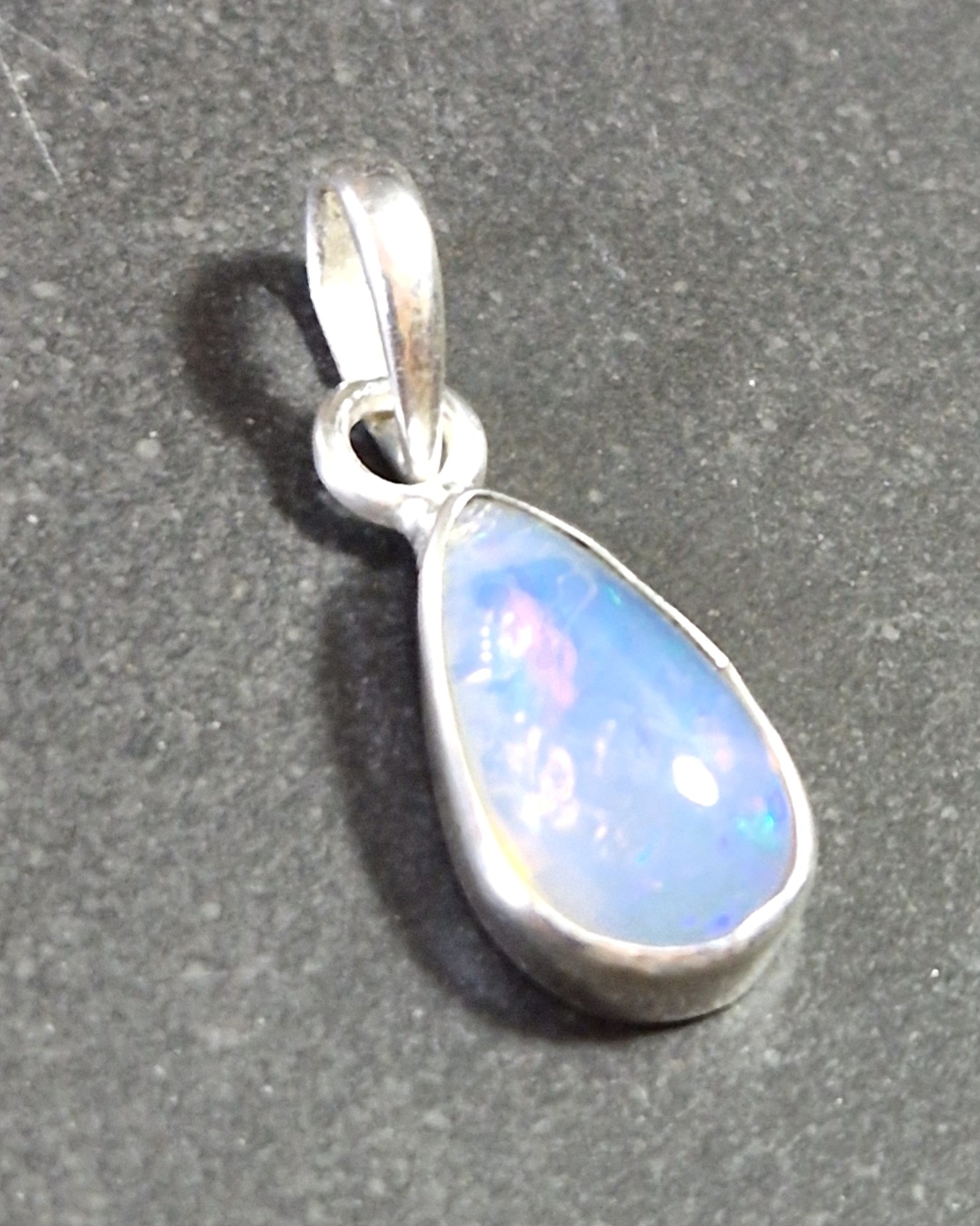 Opal - Droppformat Hänge i Silver - 3