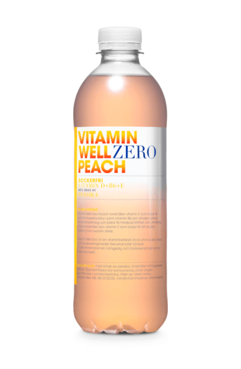 Vitamin Well Zero Peach - 500ml