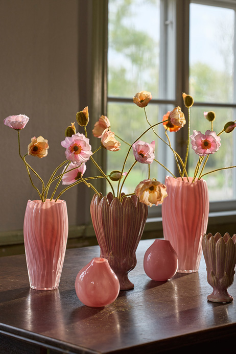Poppy - Branch - 75 cm - Orange - 12