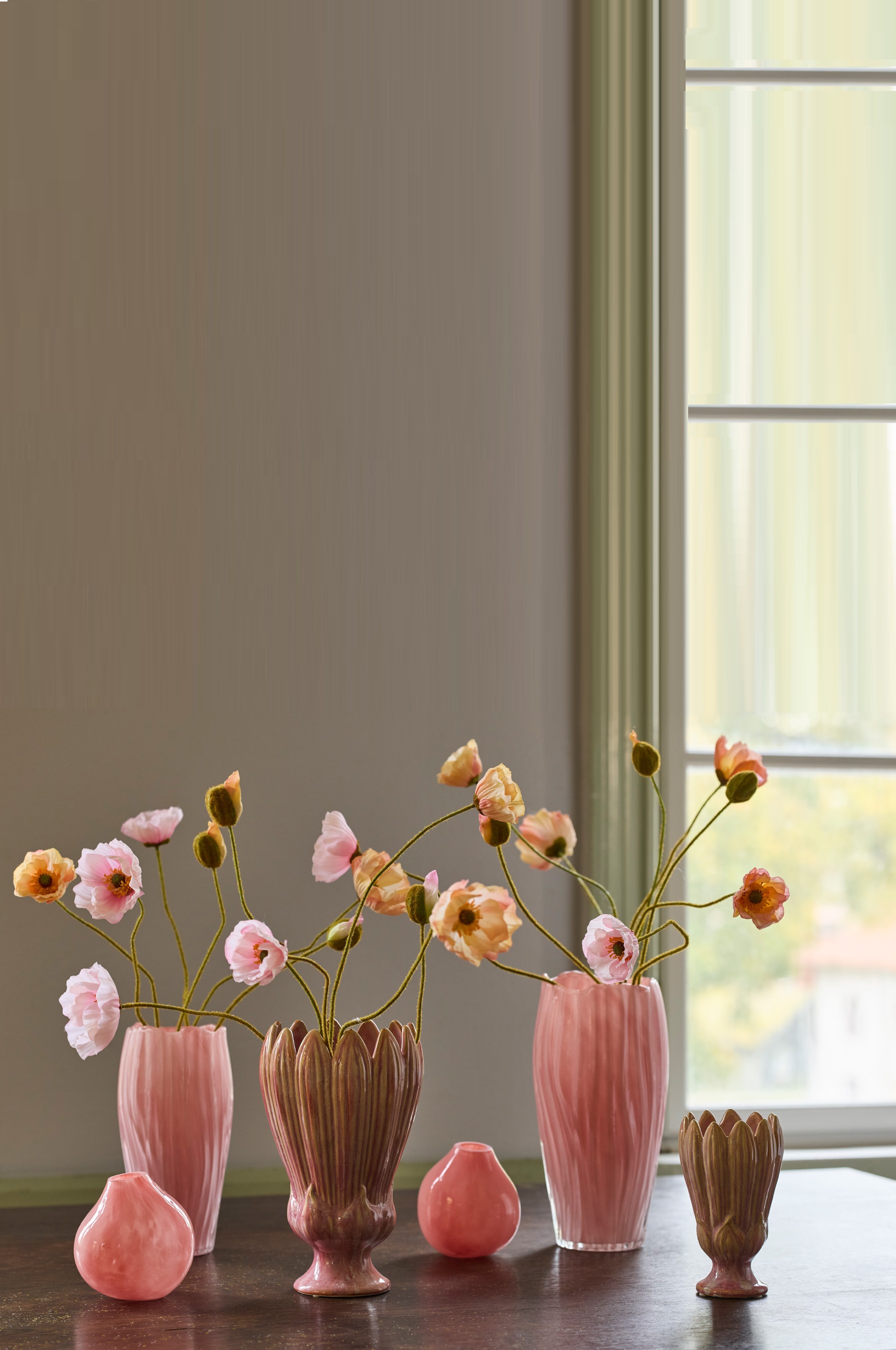 Poppy - Branch - 75 cm - Orange - 11