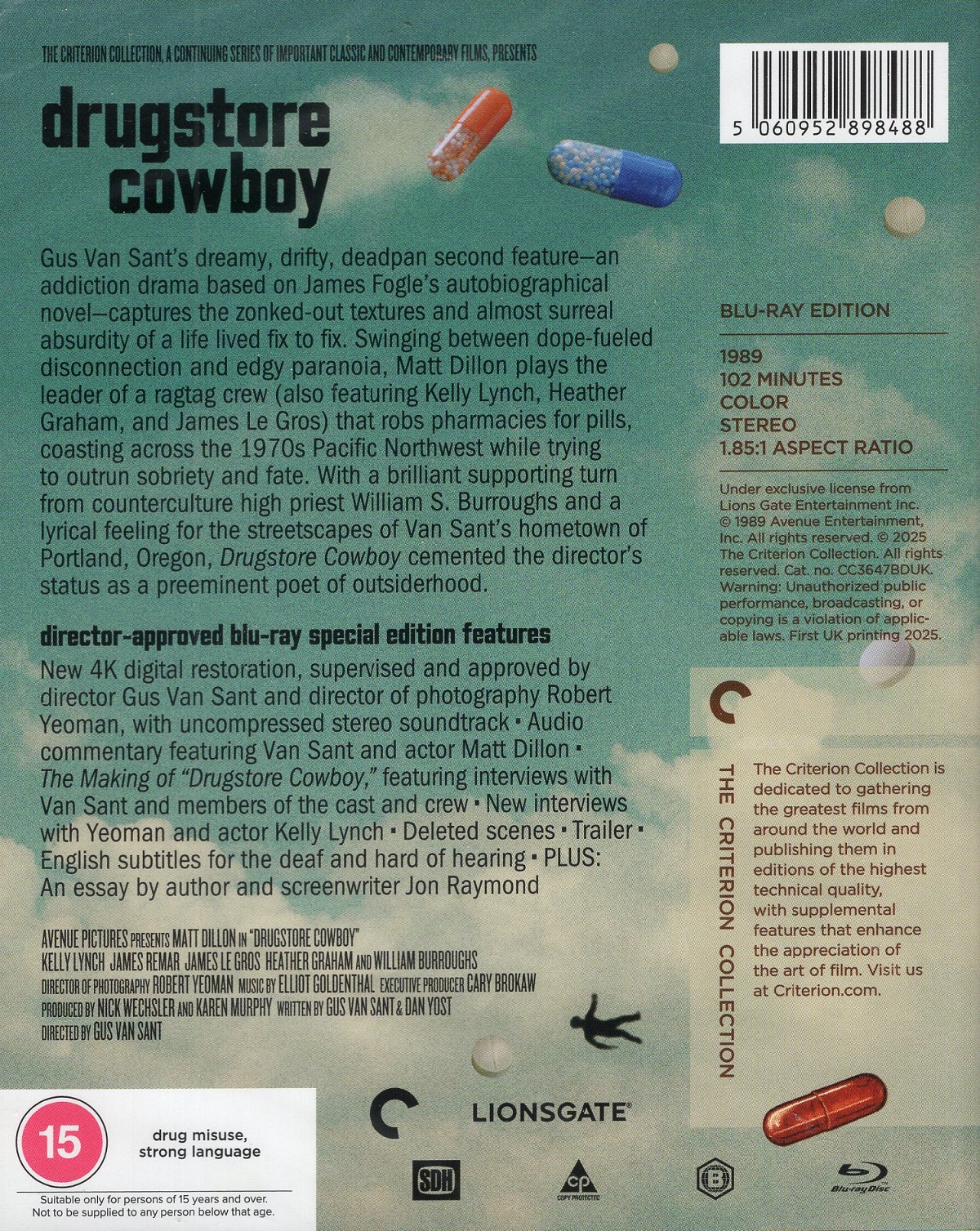 Drugstore Cowboy (Criterion Collection) (ej svensk text) (Blu-ray) - 2