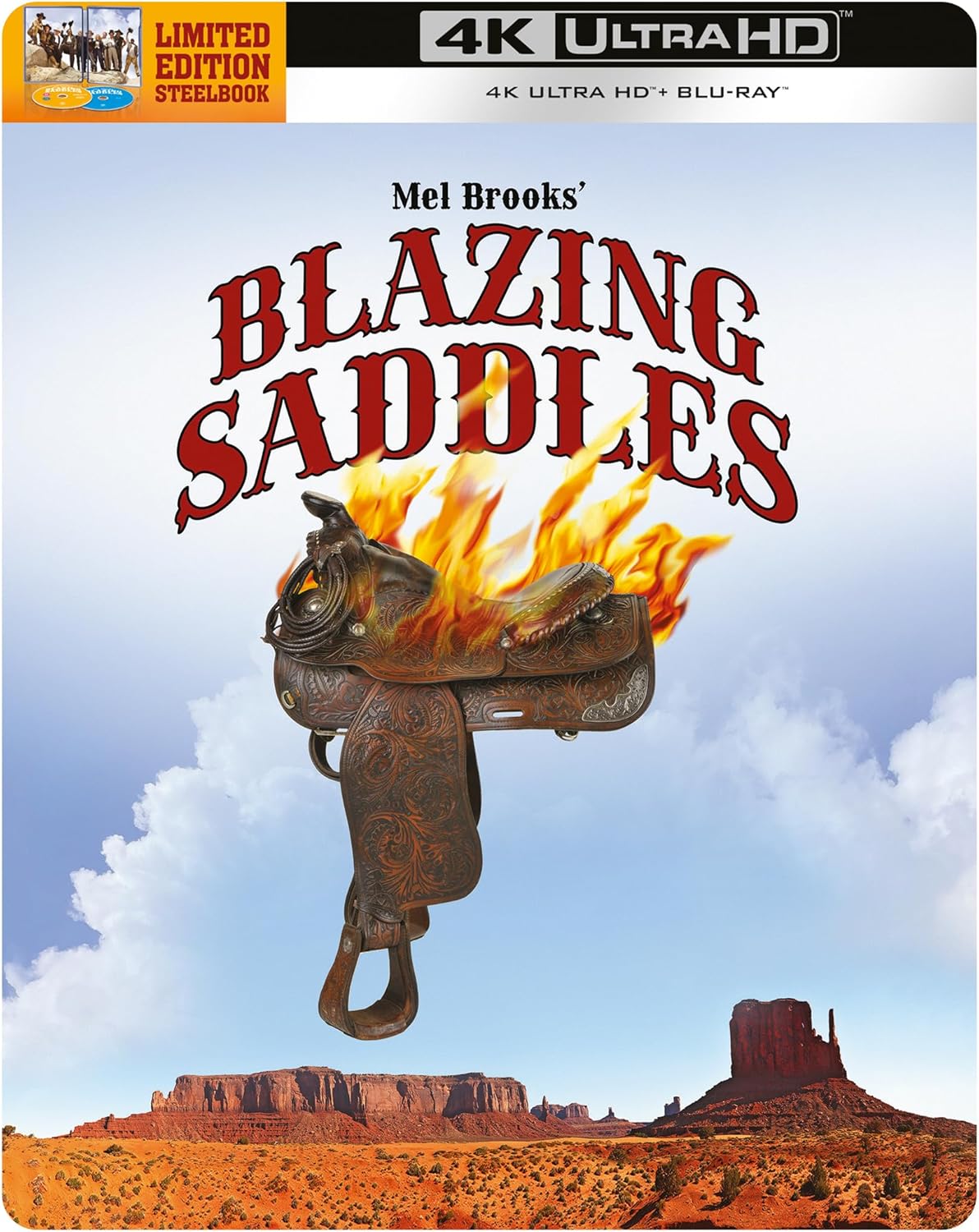 Blazing Saddles (Limited Edition Steelbook) (4K Ultra HD + Blu-ray)