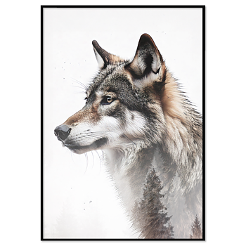Varg av skog Poster