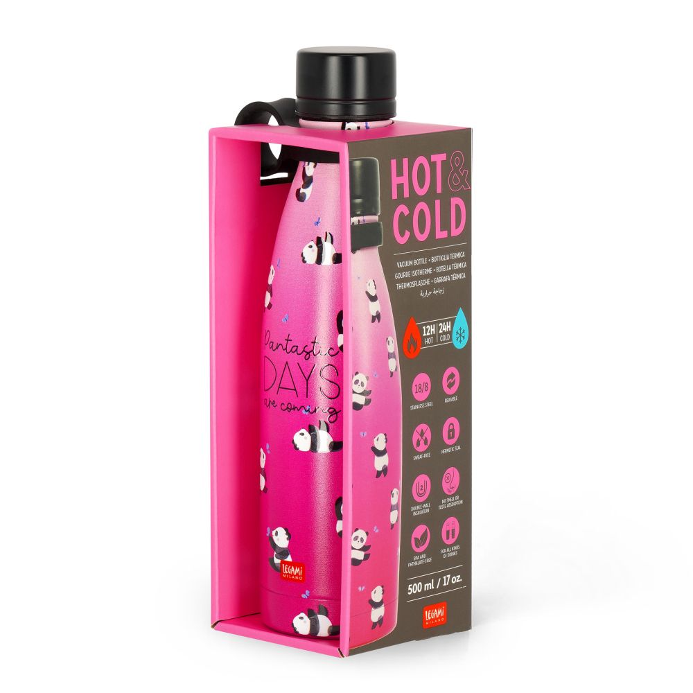 Hot&Cold, Termoflaske/Vakuumflaske, Panda (500 ml) - 2