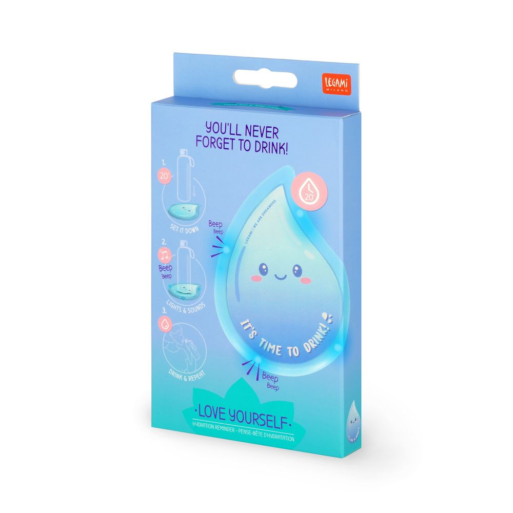Smart hydration reminder, Love yourself