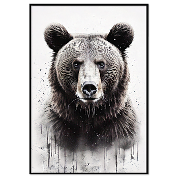 Björnporträtt Poster