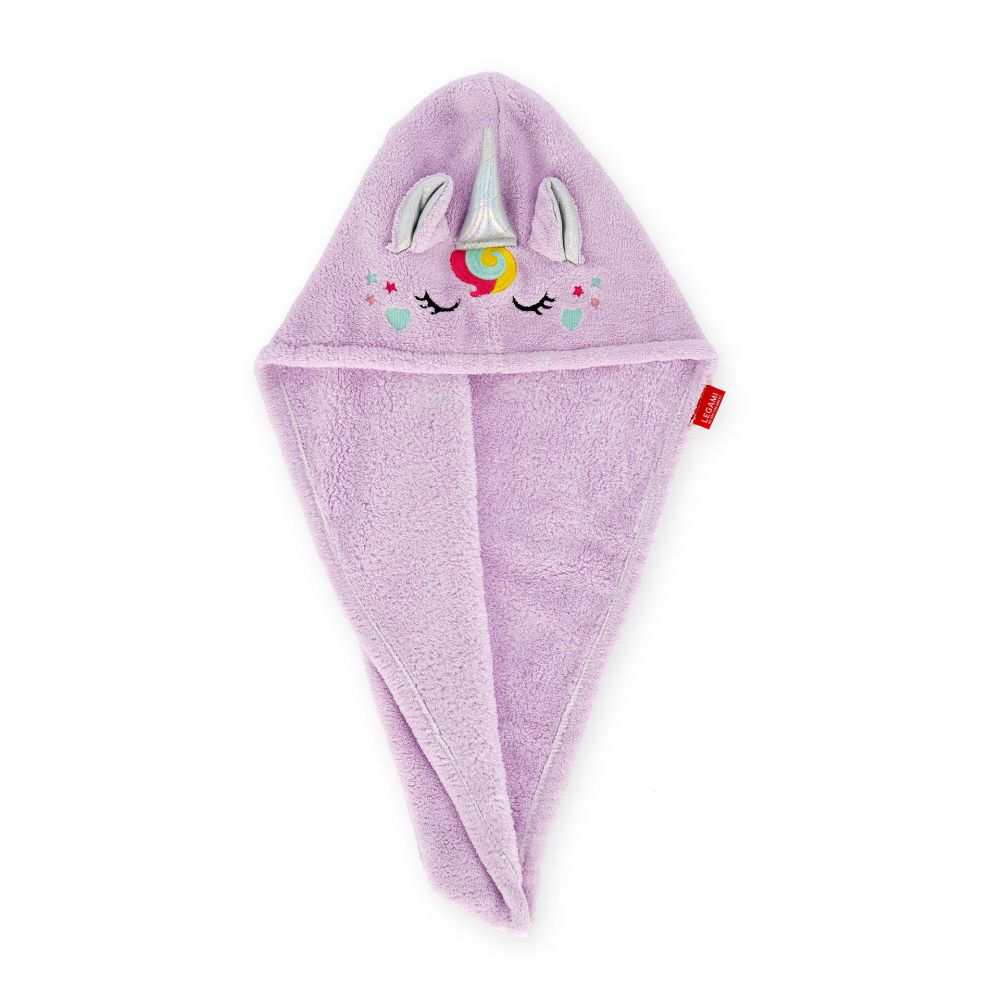 Hair Turban Towel, Love my Hair, Unicorn - 2
