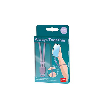 Always together, Lilac, telefonhållare/nyckelband för handled