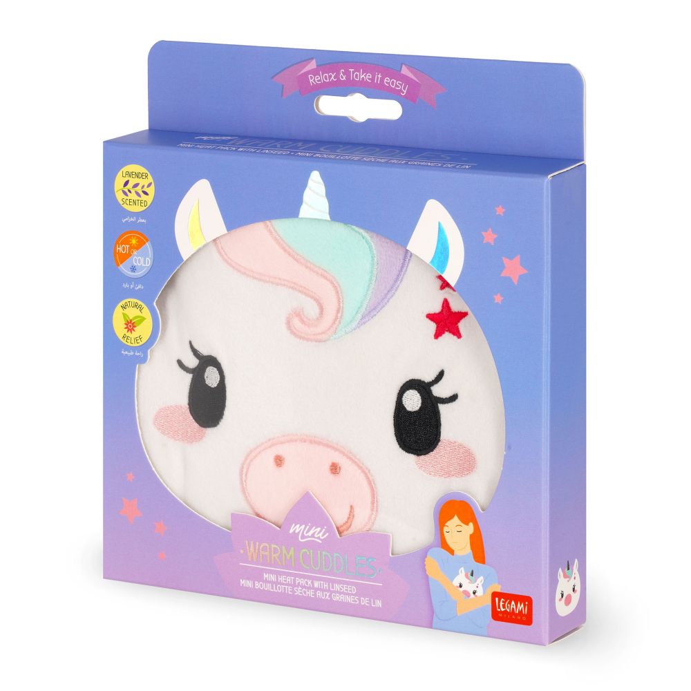Warm cuddles, heat pack mini (värme- och kylkudde)- Unicorn - 2