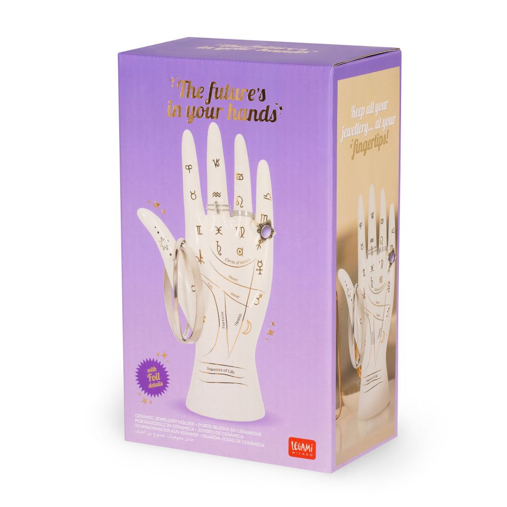 Smyckeshållare i keramik, the future's in our hands - 2