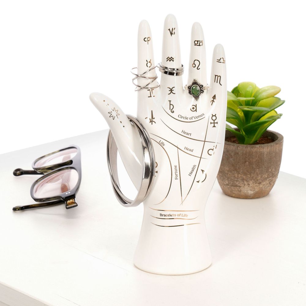 Smyckeshållare i keramik, the future's in our hands - 3