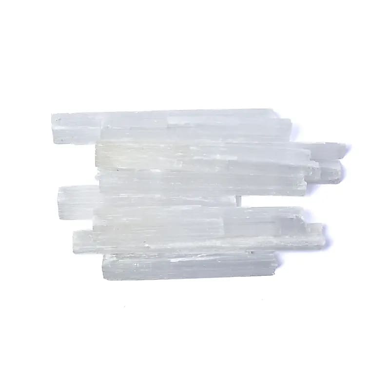 Pinnar av selenit 12-15 cm 500 gram - 2