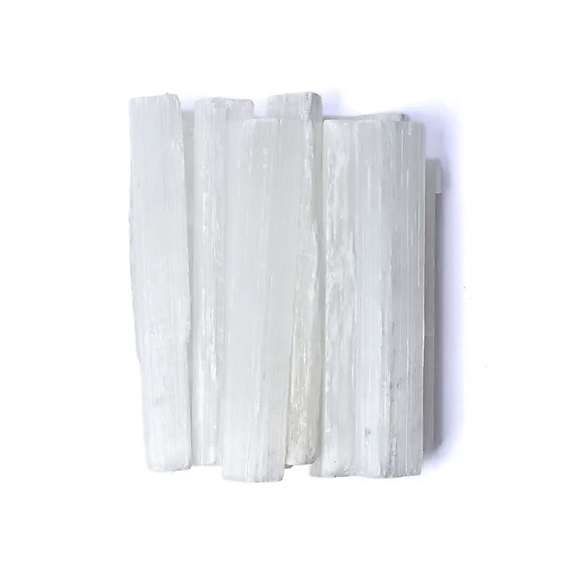 Pinnar av selenit 8-10 cm 500 gram - 2