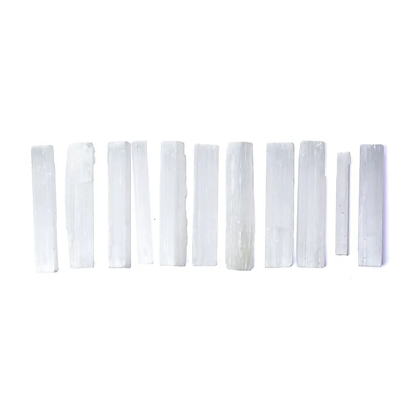 Pinnar av selenit 8-10 cm 500 gram - 3