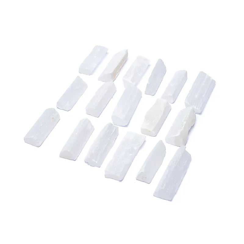 Pinnar av selenit 6-8 cm 500 gram - 2