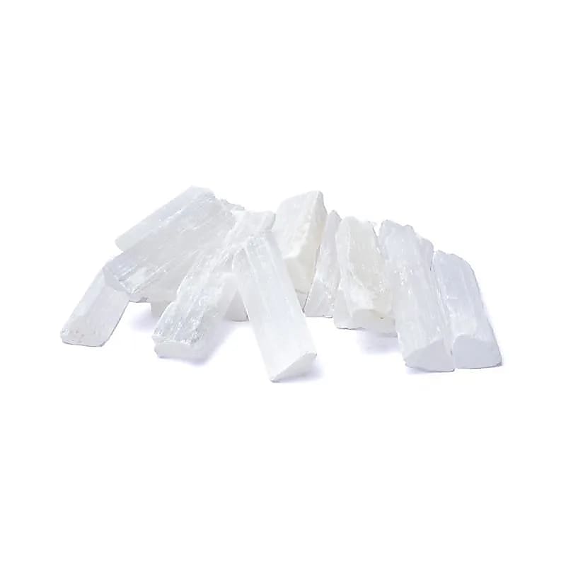 Pinnar av selenit 6-8 cm 500 gram