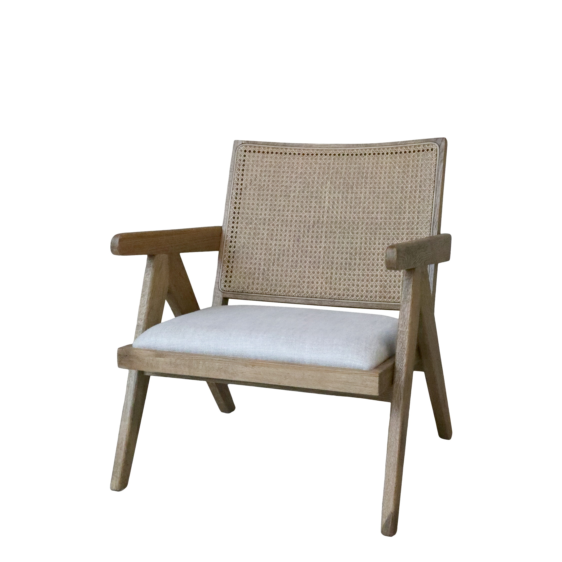 Lounge chair - Rattan chair - H77/L65/W70 cm - 2