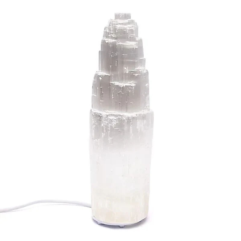 Selenit isberg lampa ca 30cm