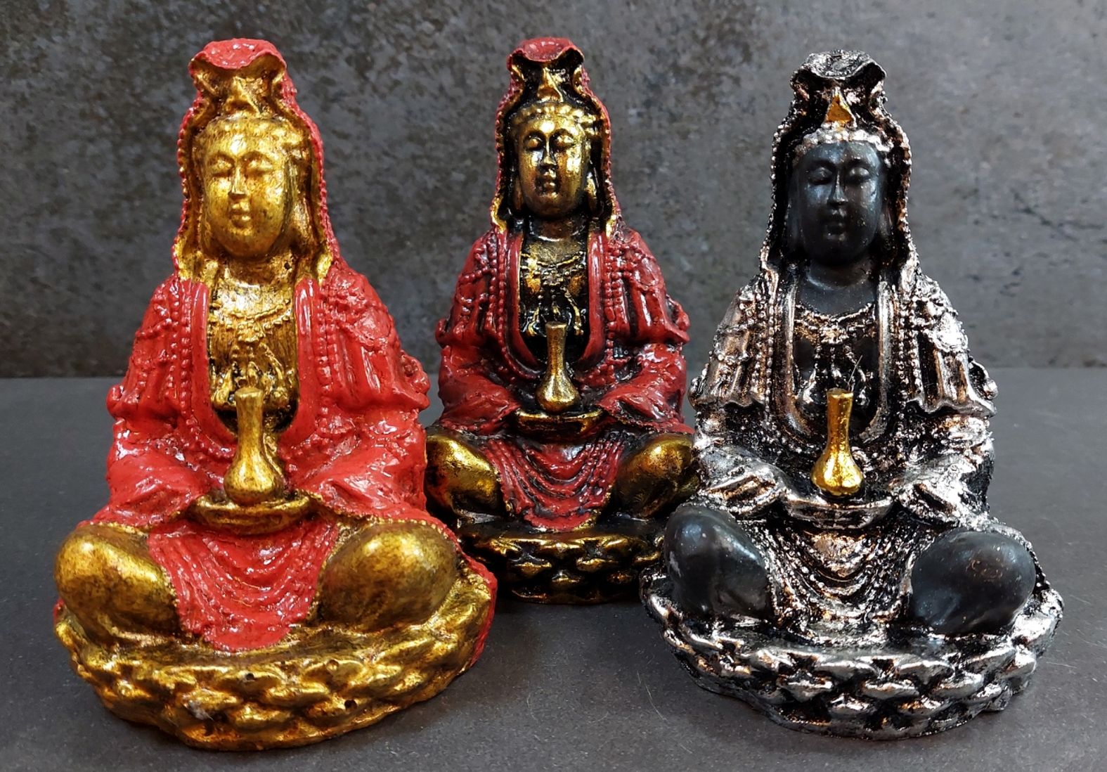 Kuan Yin Staty - 11 cm - 5