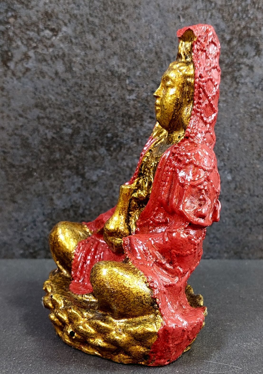 Kuan Yin Staty - 11 cm - 4