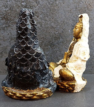 Kuan Yin Staty - 11 cm
