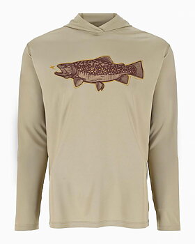 Simms Tech Hoody - Artist Series Stone Trout Fly