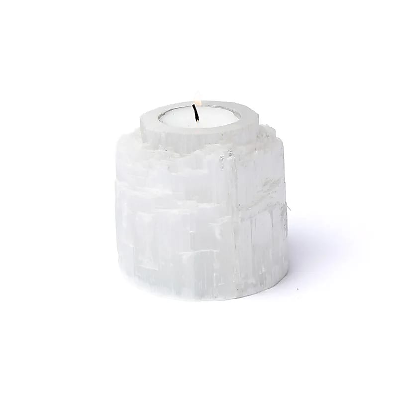 Selenit iceberg värmeljushållare 8  cm - 2