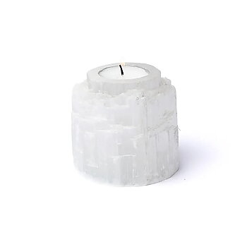Selenit iceberg värmeljushållare 8  cm
