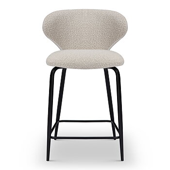 Elysium barstol  svart/bouclé