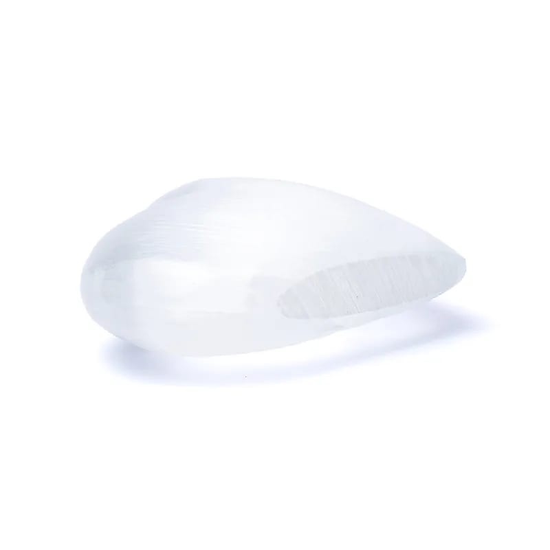 Selenit stående hjärta 8 cm - 3