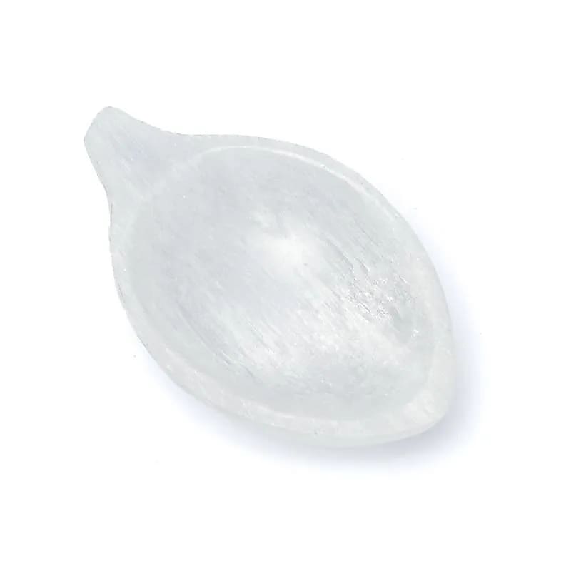 Skål selenitblad 11 cm