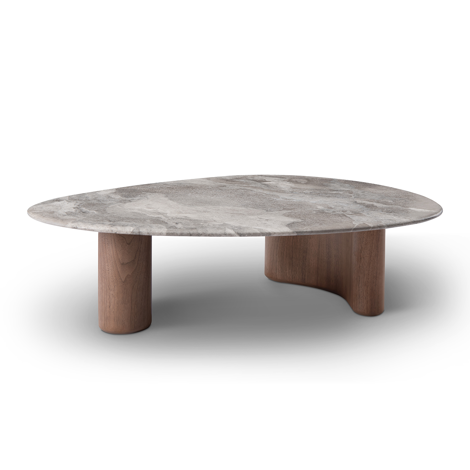 Aurea soffbord Maple brown marmor/valnöt