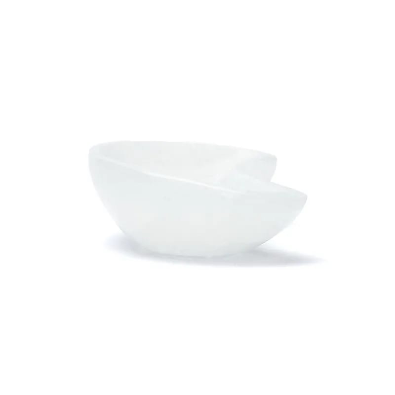 Selenit månformad skål  11 cm - 3