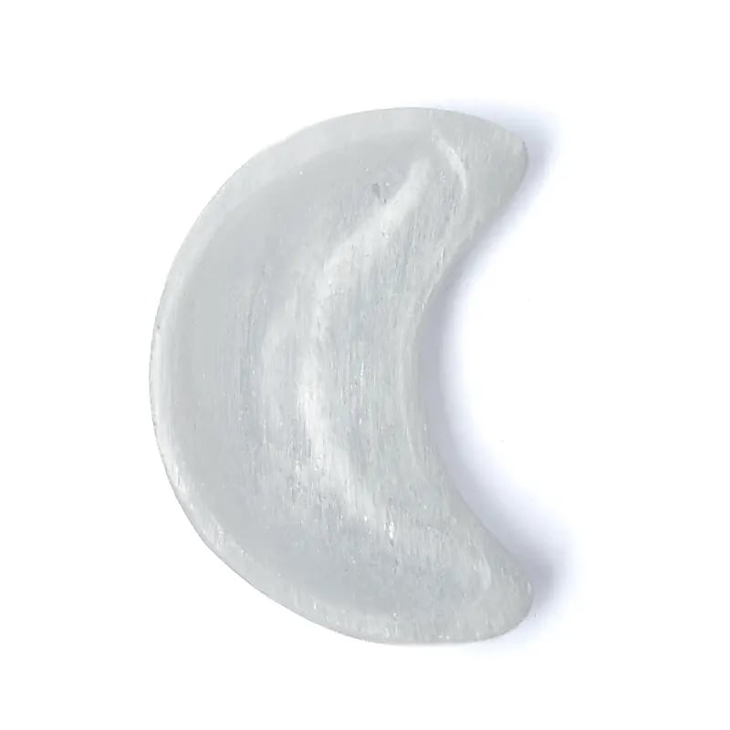 Selenit månformad skål  13 cm - 3