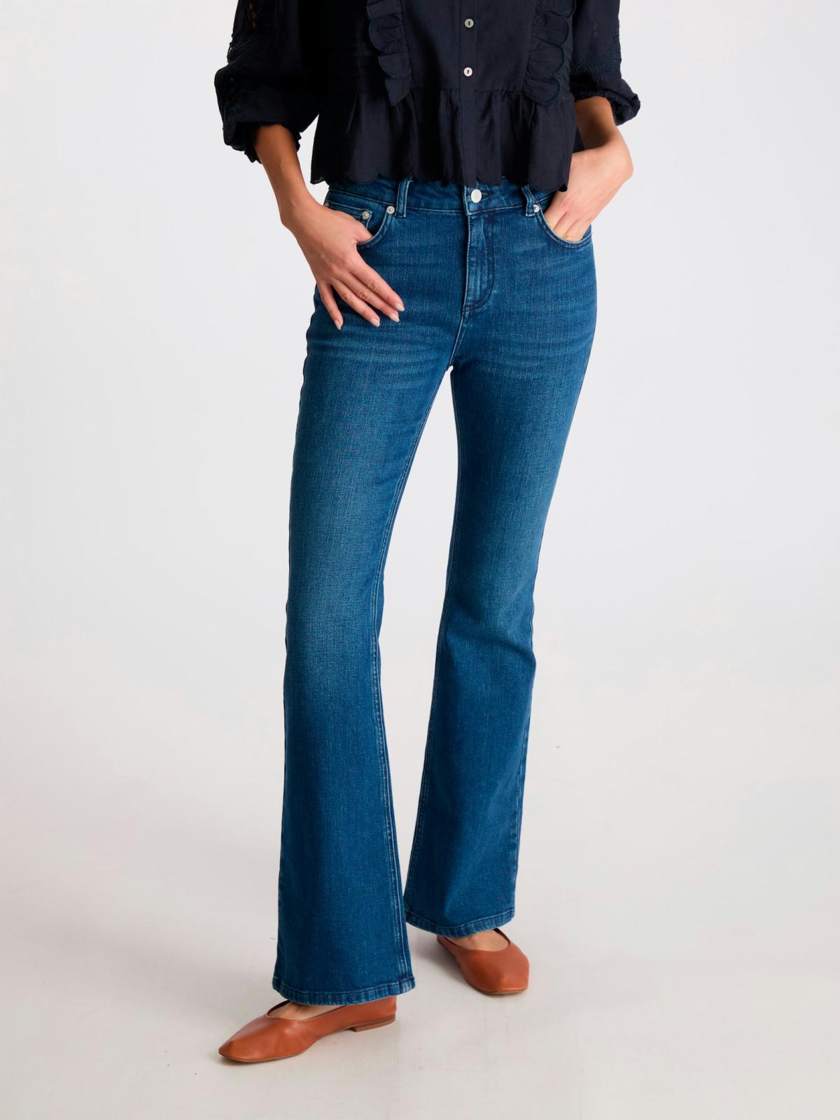 Neo Noir Georgina Denim Pants, Blue - 7