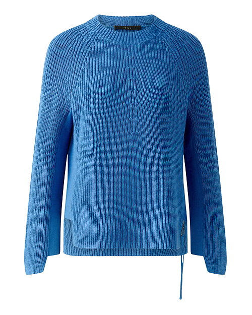 Jumper dragkedja i sidan mellanblå