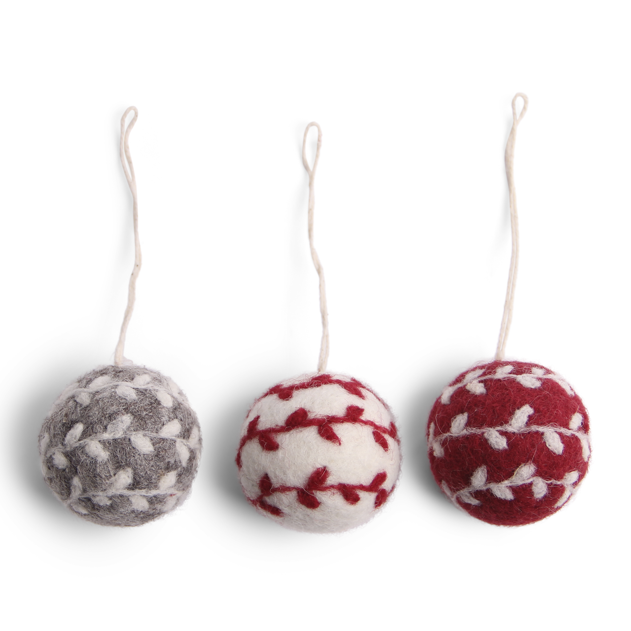 Gry &amp; Sif - Christmas ornaments, set of 3