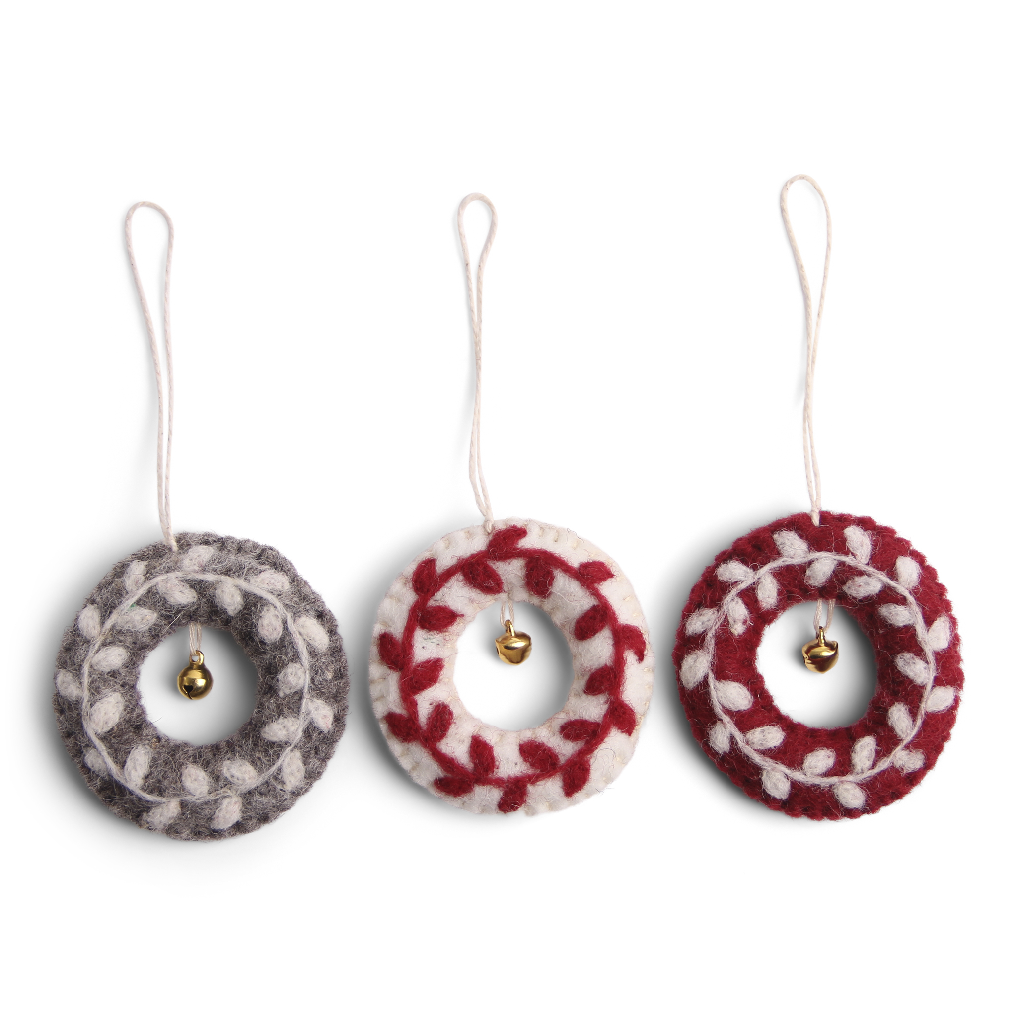 Gry &amp; Sif - Christmas wreath, mini, set of 3