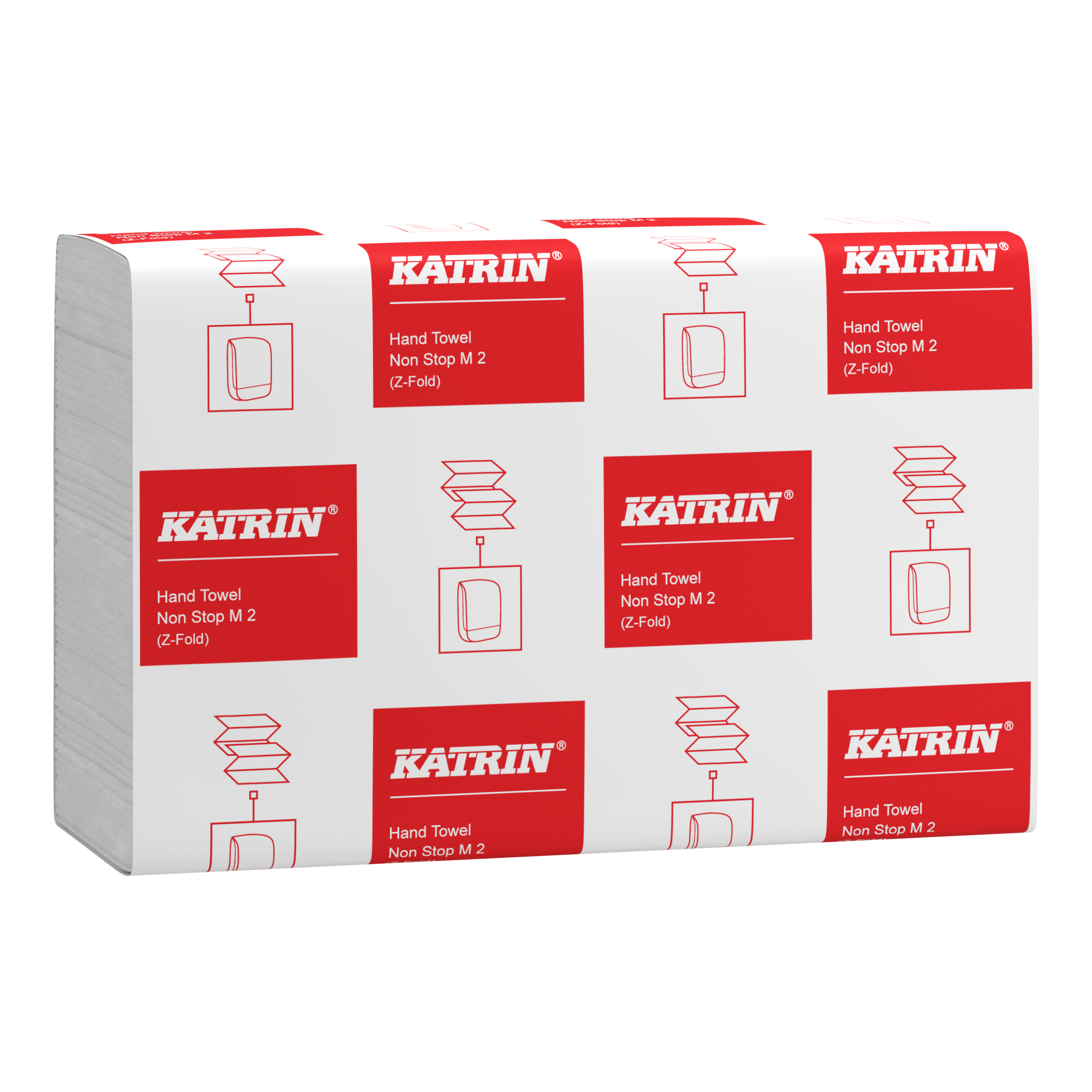 Katrin Z-vikt Pappershandduk Non-Stop M 2-Lagers