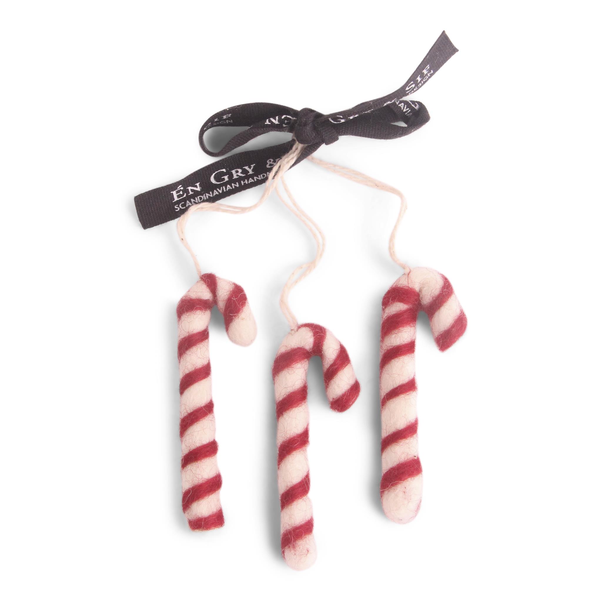 Gry &amp; Sif - Candy cane, set of 3