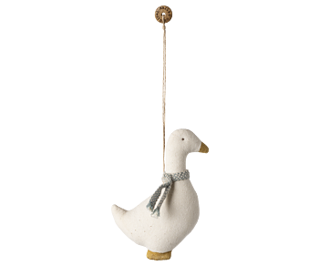 Maileg, Christmas, goose, blue