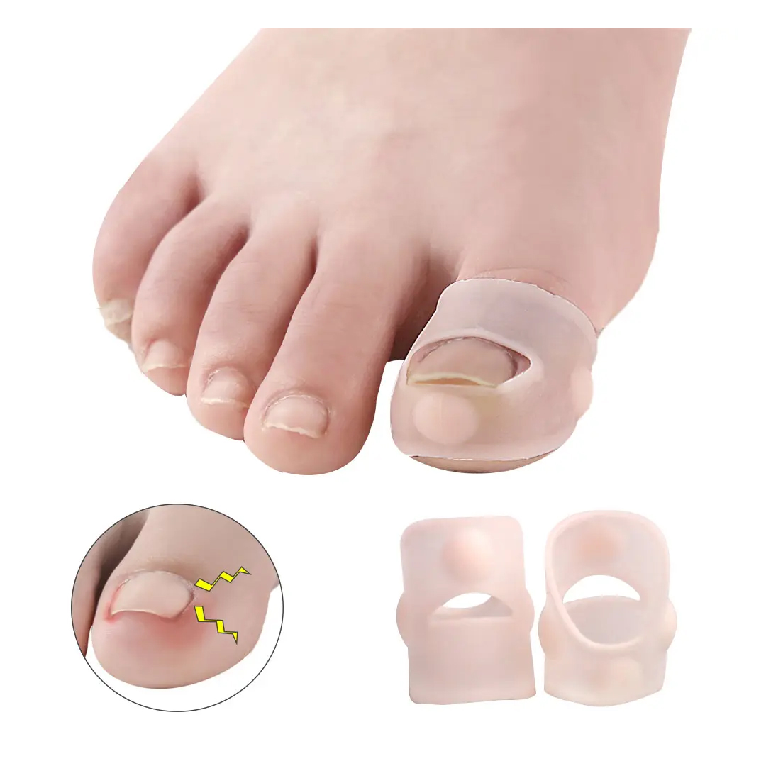 Silikonskydd vid nageltrång - 1 par - Minskar smärta vid nageltrång - 3